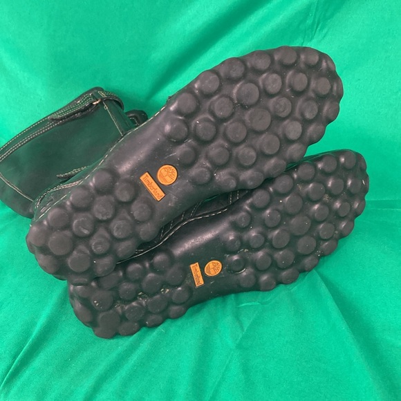 Black Timberland women’s cyberpunk motorcycle boots. Size 7. - Picture 3 of 3